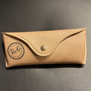 Ray-Ban Tan Eyeglass Case